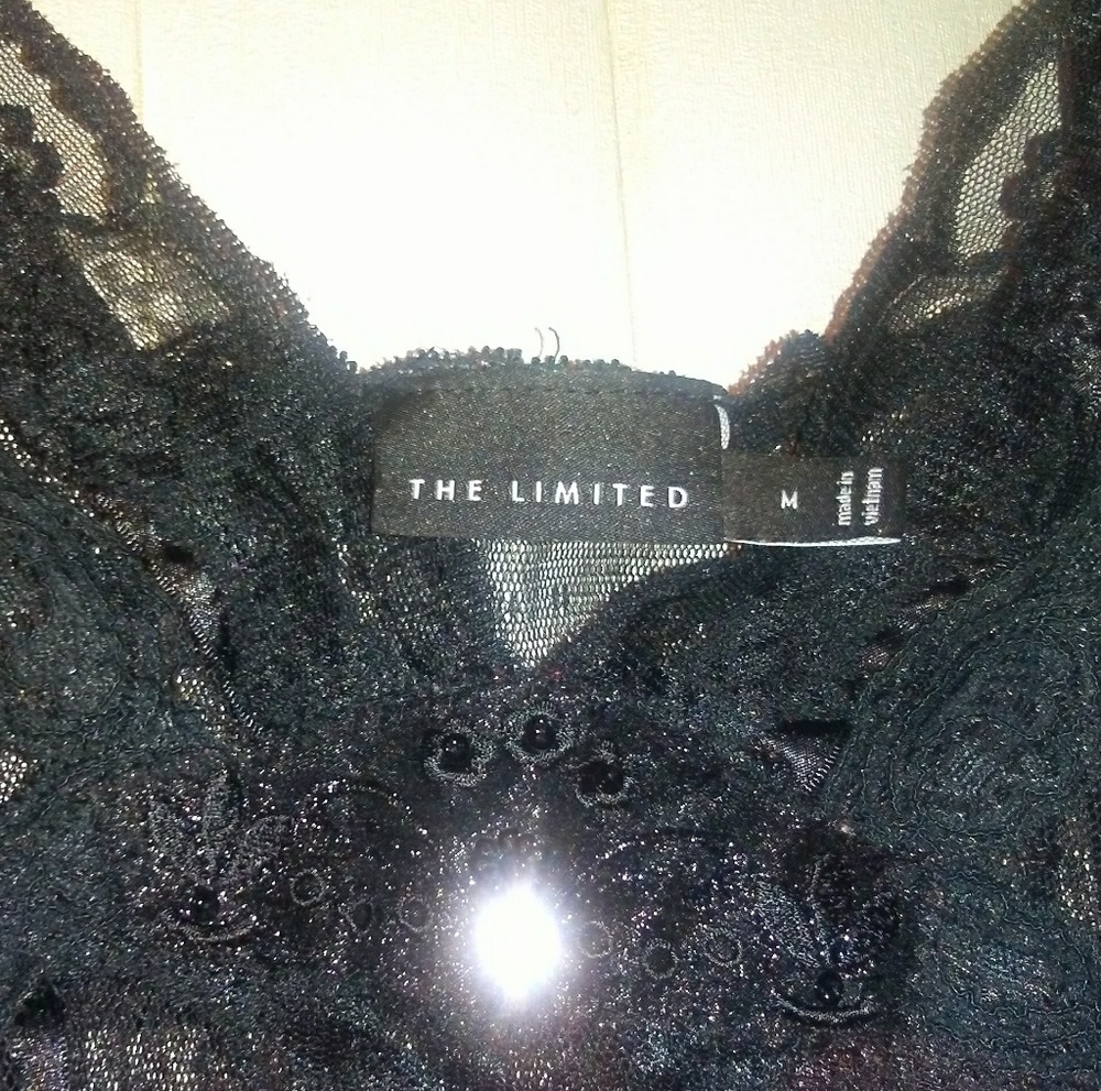 2/$25🖤Limited black lace intimate camisole size M